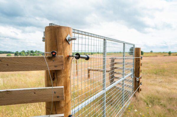 Farm equipment and fields under surveillance